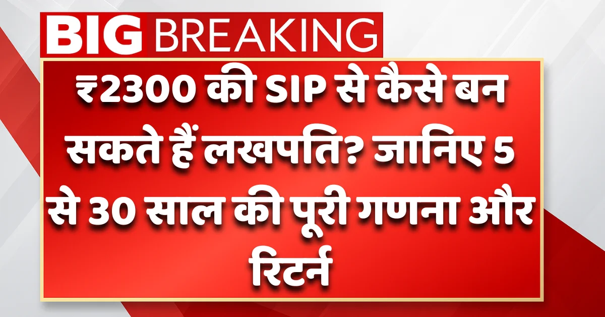 Sip Return Calculator